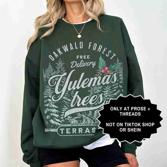 Yulemas Sweatshirt Fantasy Reader Winter Crewneck