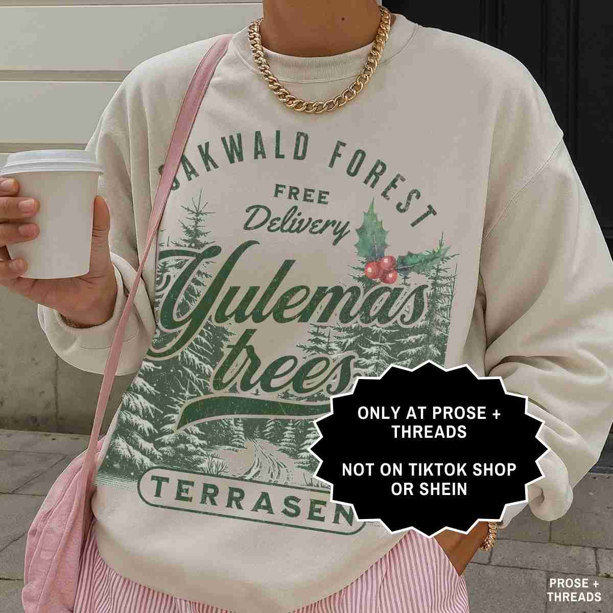 Yulemas Sweatshirt Fantasy Reader Winter Crewneck