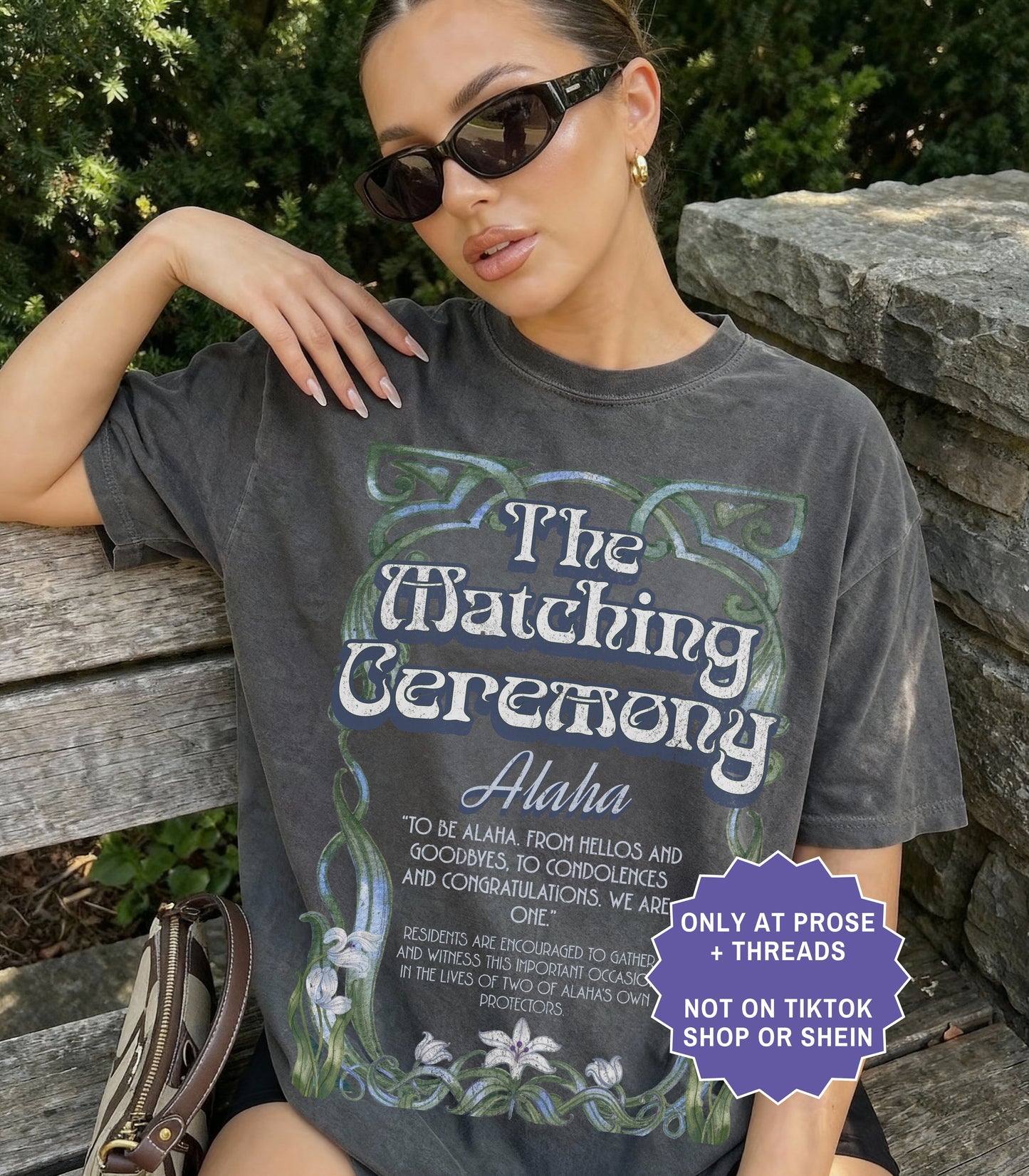 Fantasy romance shirt inspired by Metal Slinger featuring Acker and Brynn matching ceremony artwork in vintage fantasy style