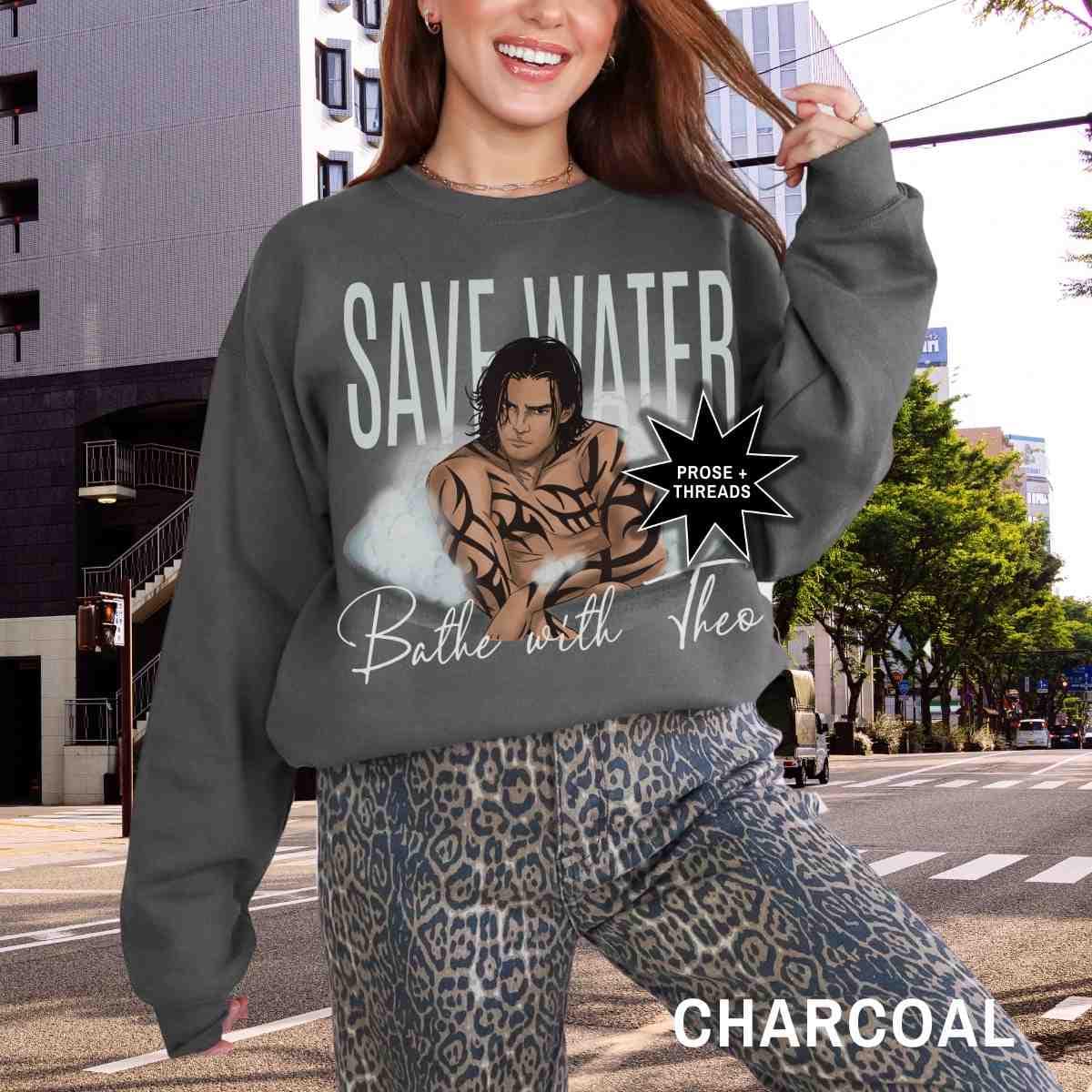 Theo inspired alien romance sweatshirt for fantasy book lovers