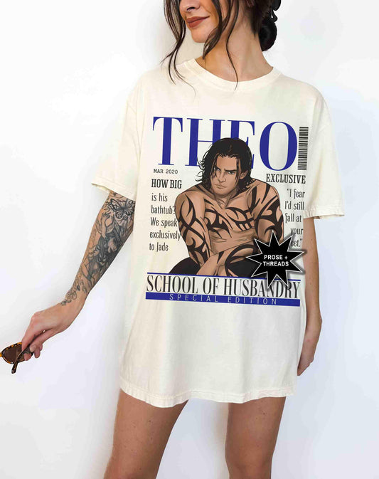 Theo Magazine shirt inspired by Clecanian alien romance books