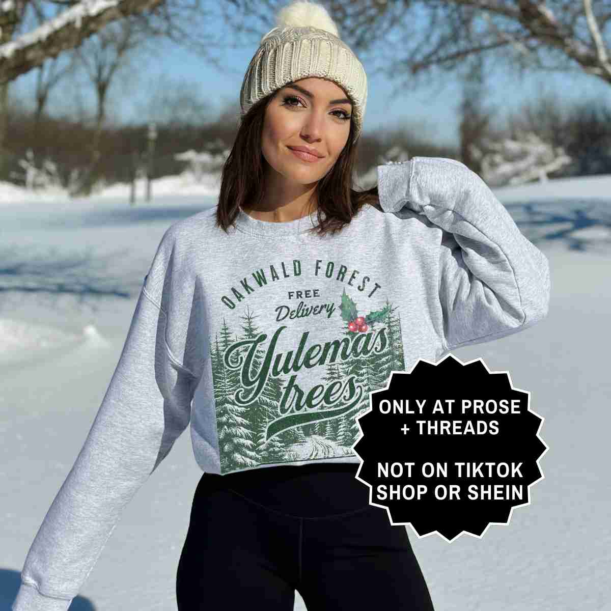 Yulemas Sweatshirt Fantasy Reader Winter Crewneck