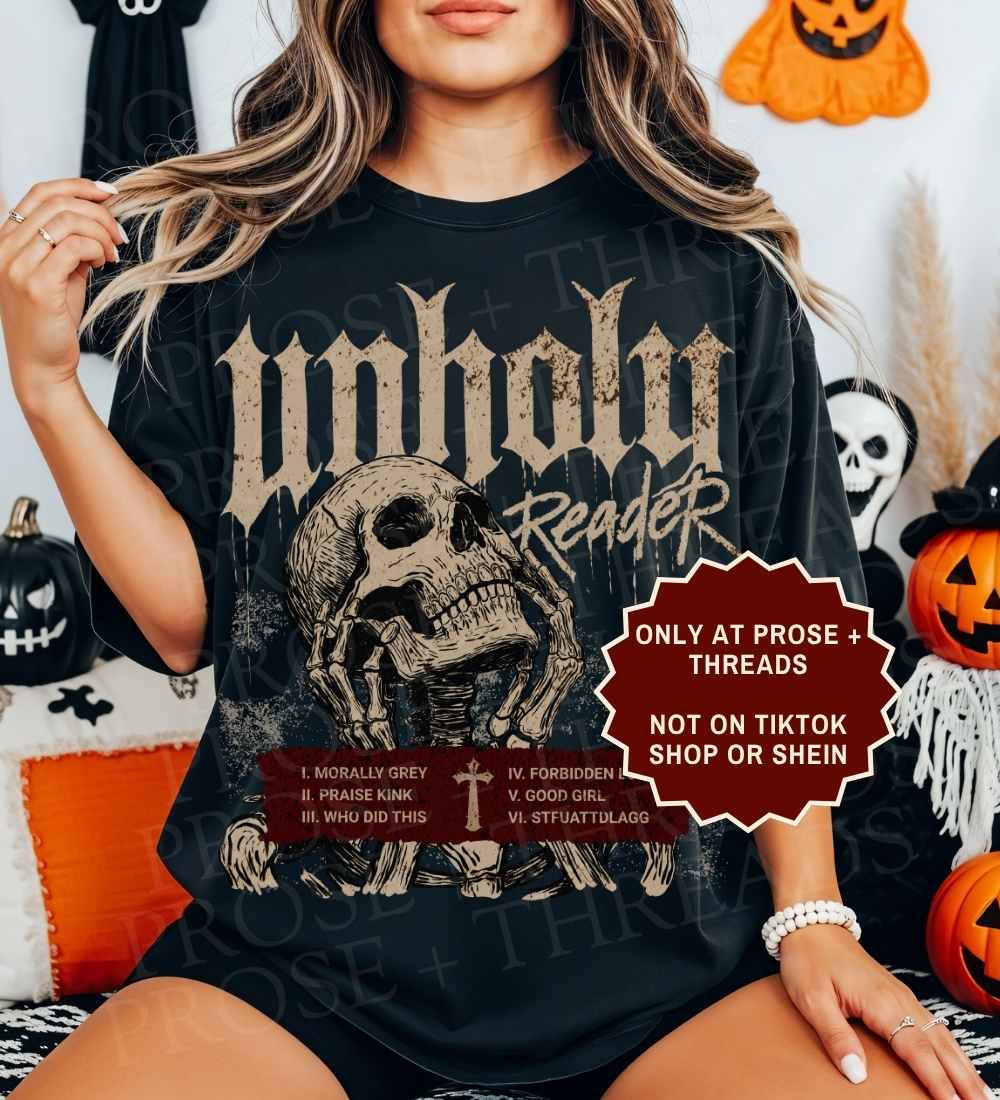 Dark Romance Reader Shirt featuring an Unhinged Book Lover graphic