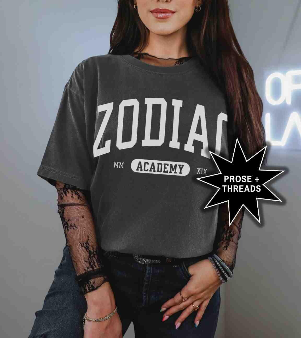 agical academy varsity tee for fantasy romance fans