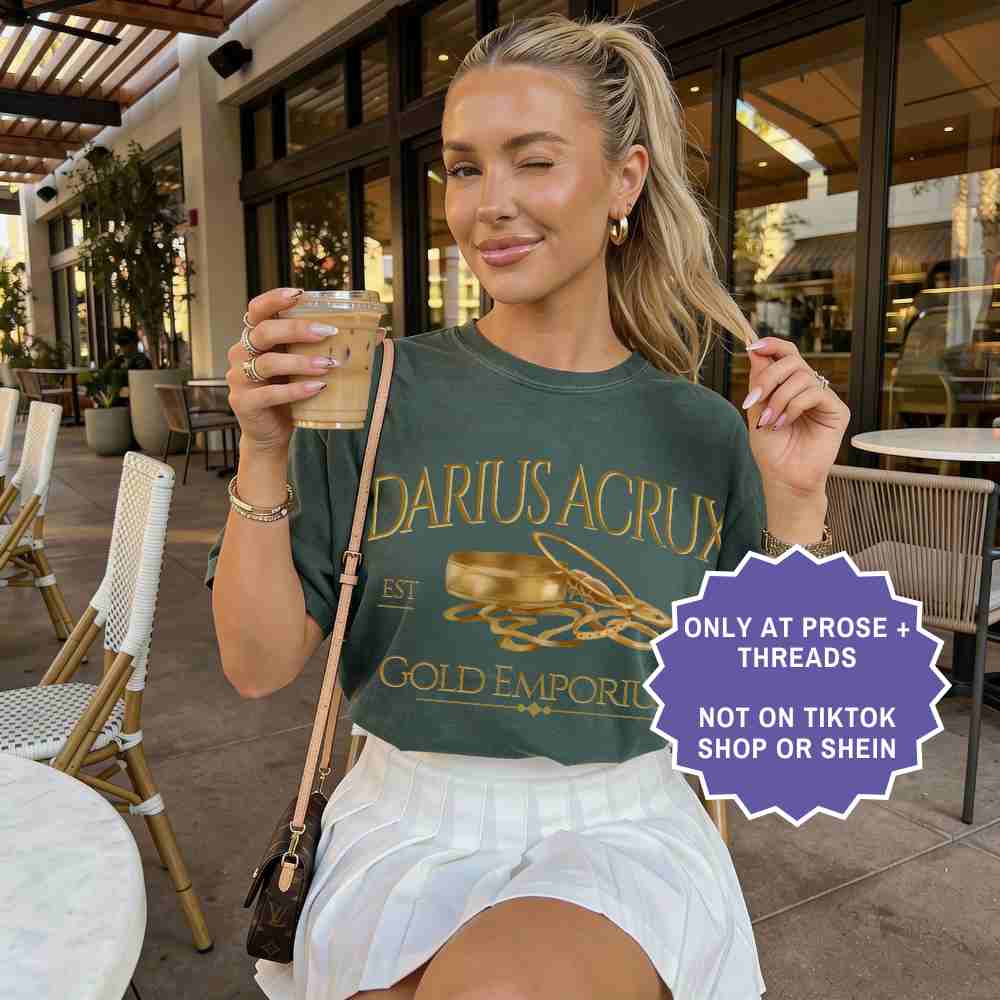 Zodiac Academy Gold Emporium shirt for romantasy readers