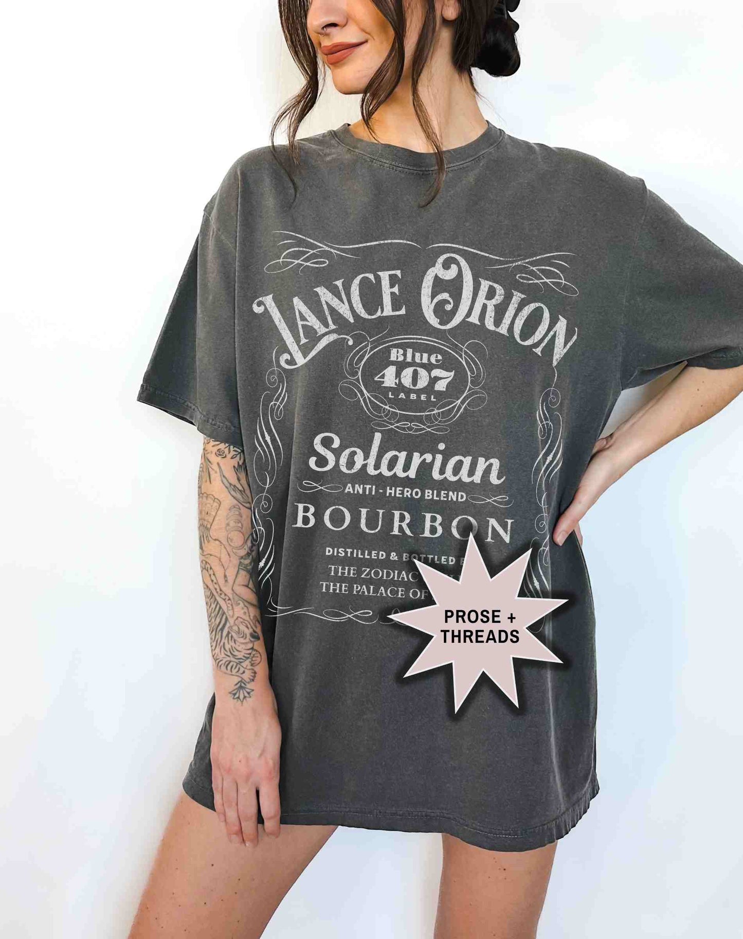 Oversized Lance Orion fantasy romance shirt for Zodiac Academy fans