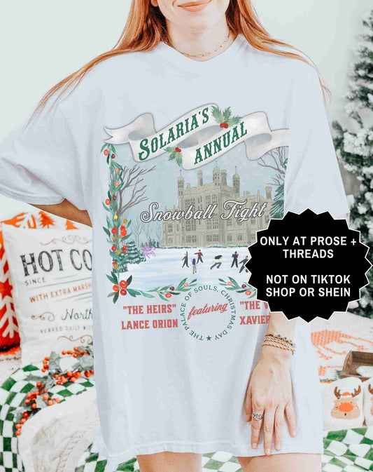 Christmas Zodiac Academy Shirt Great Snowball Fight Holiday Tee